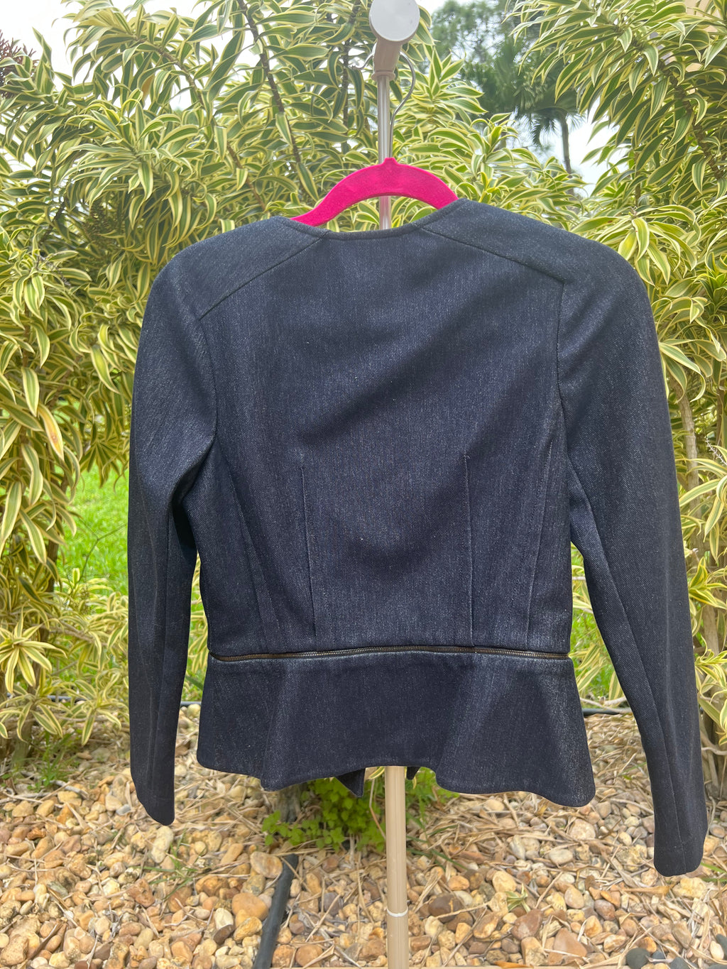 LIDA BADAY Peplum Zipper Jacket