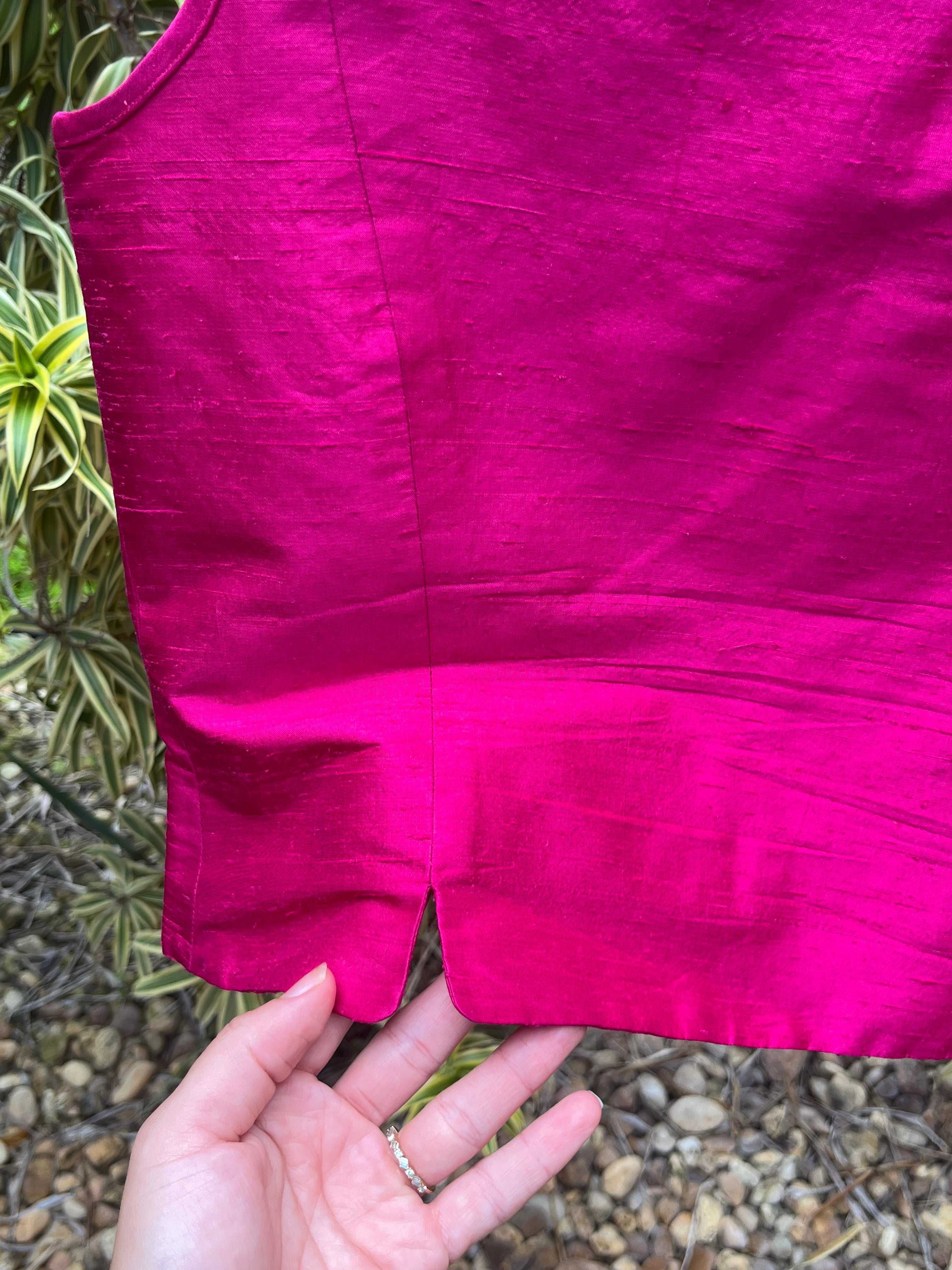 90s silk top from ANN TAYLOR