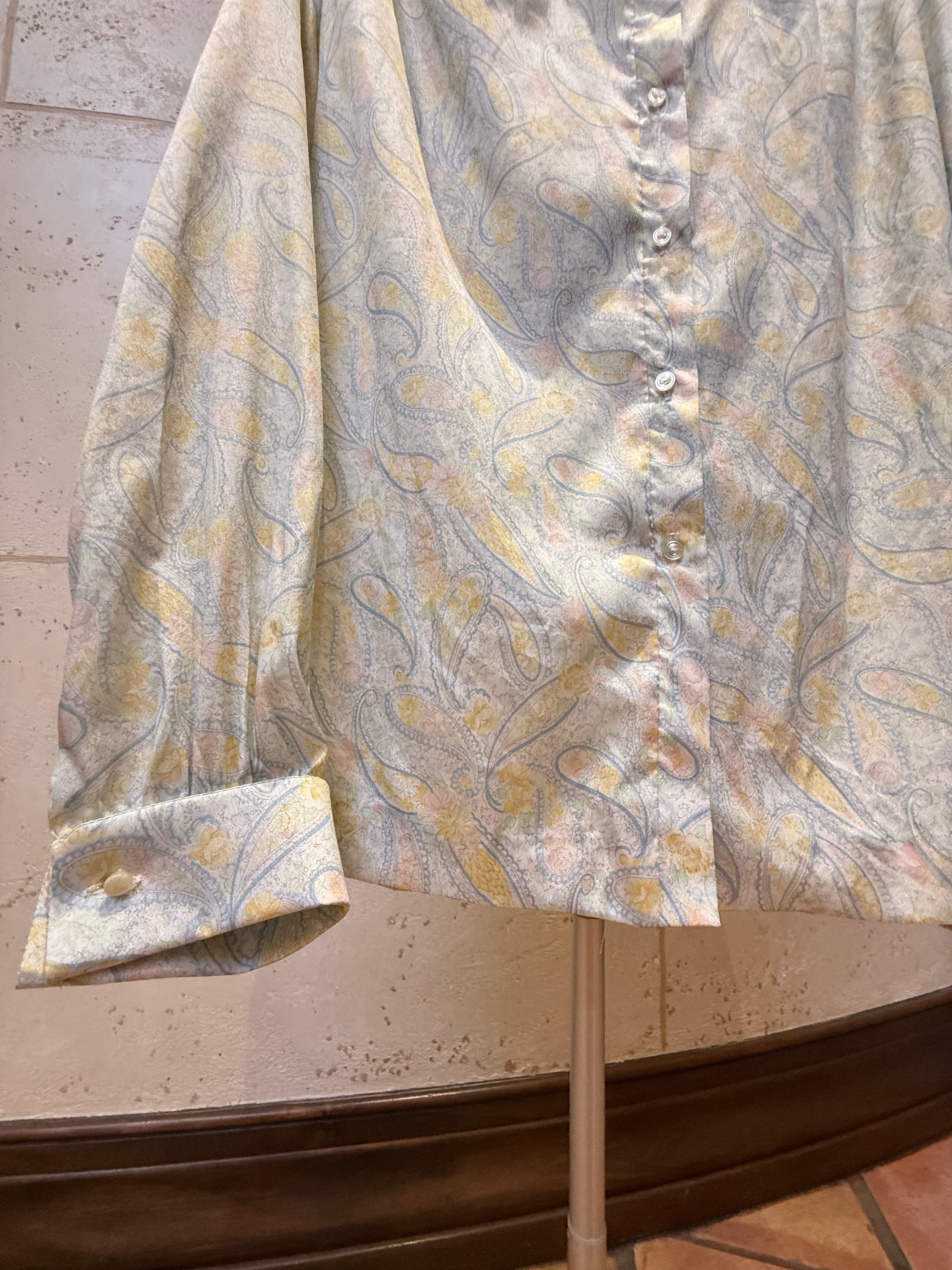 80s Paisley button down