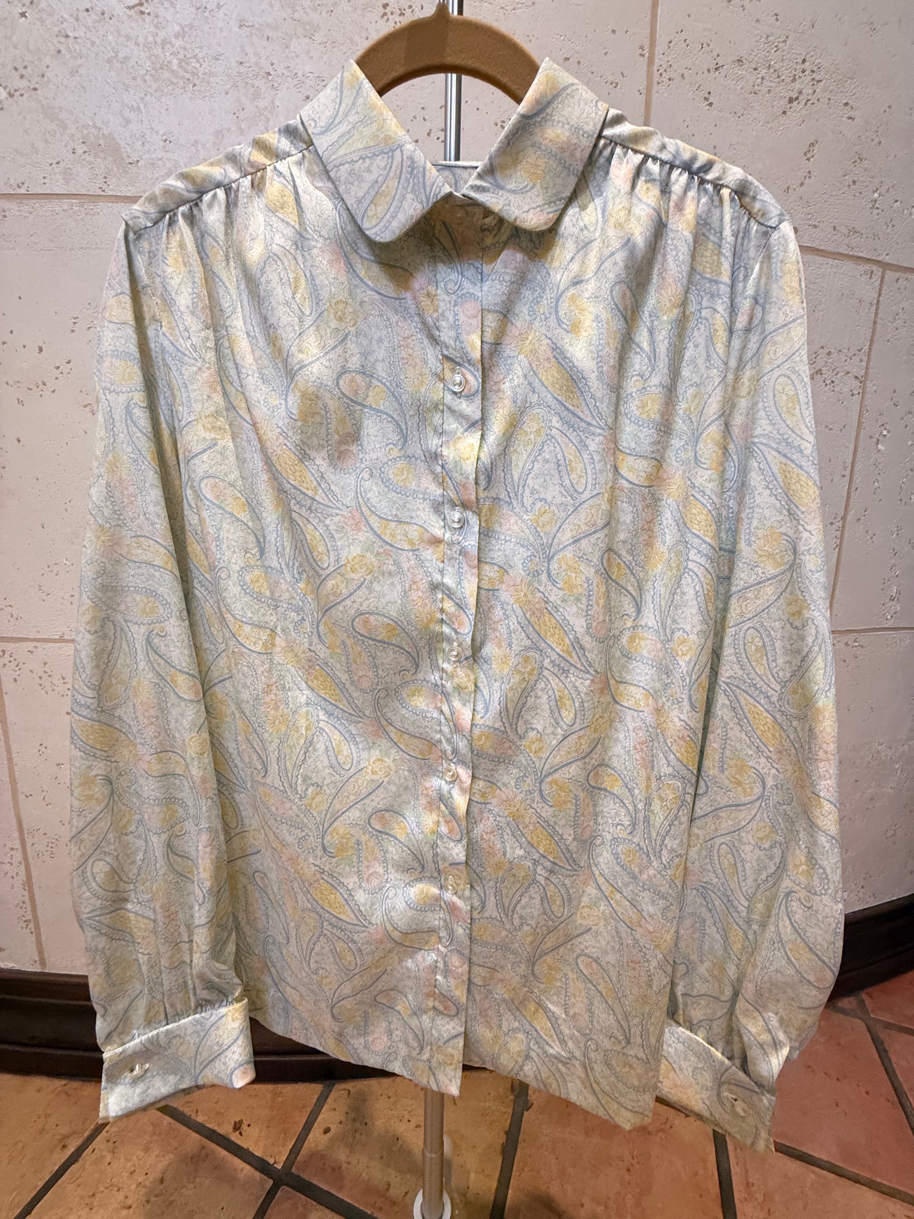 80s Paisley button down
