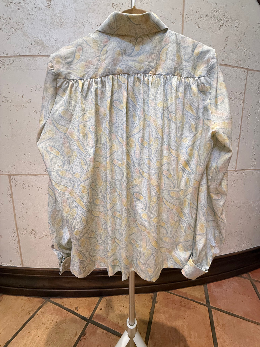 80s Paisley button down
