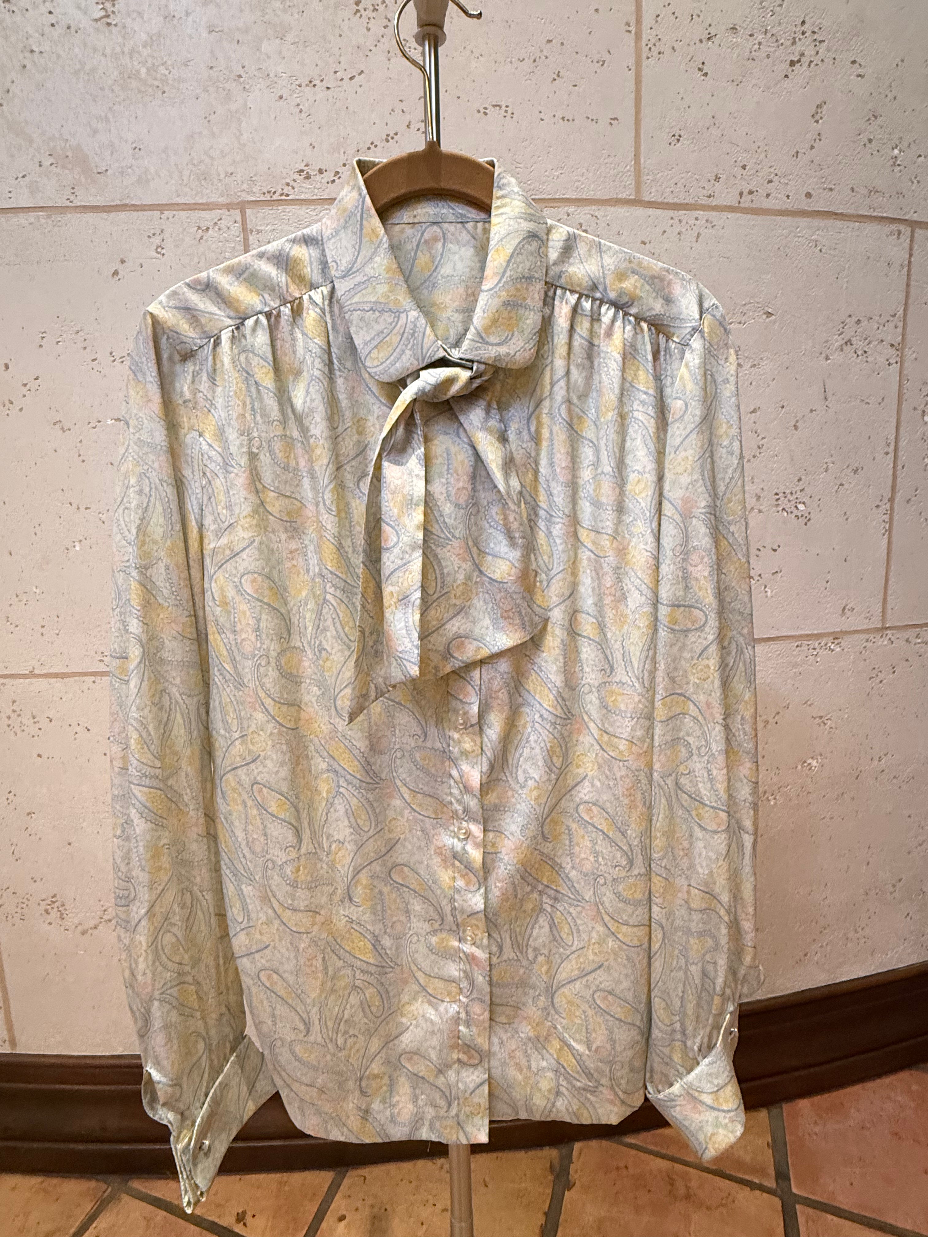 80s Paisley button down