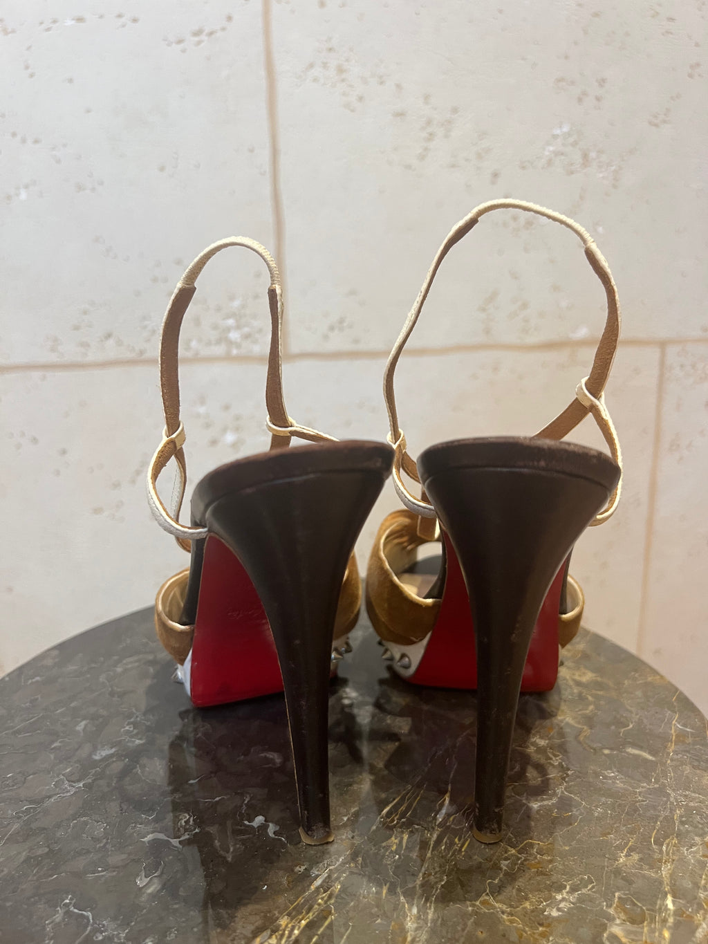 CHRISTIAN LOUBOUTIN Zigounette 140 Slingback Sandal
