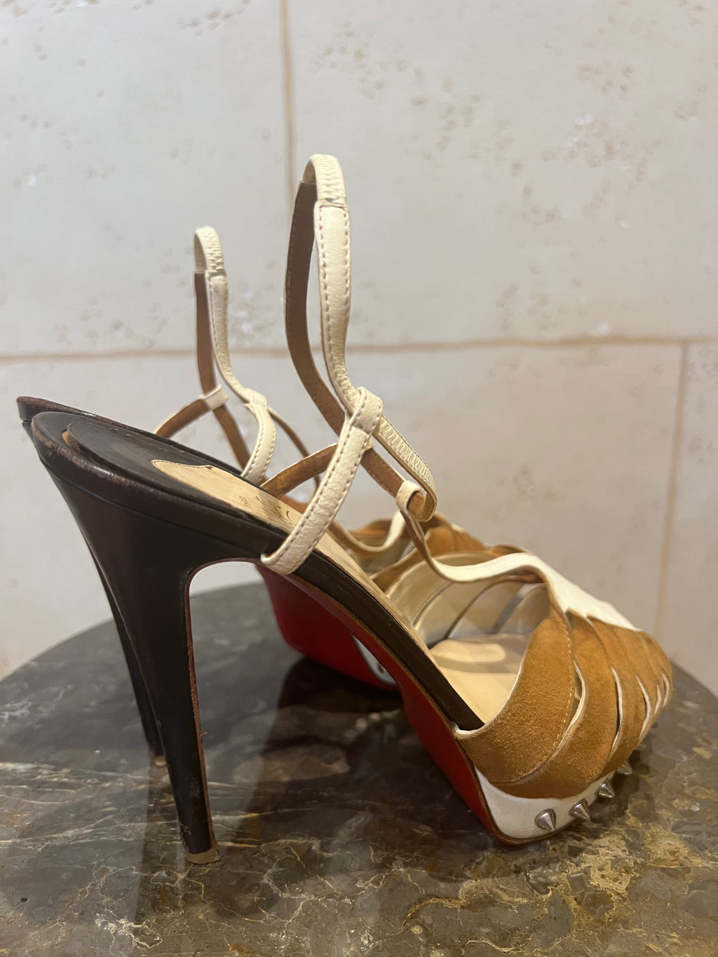 CHRISTIAN LOUBOUTIN Zigounette 140 Slingback Sandal