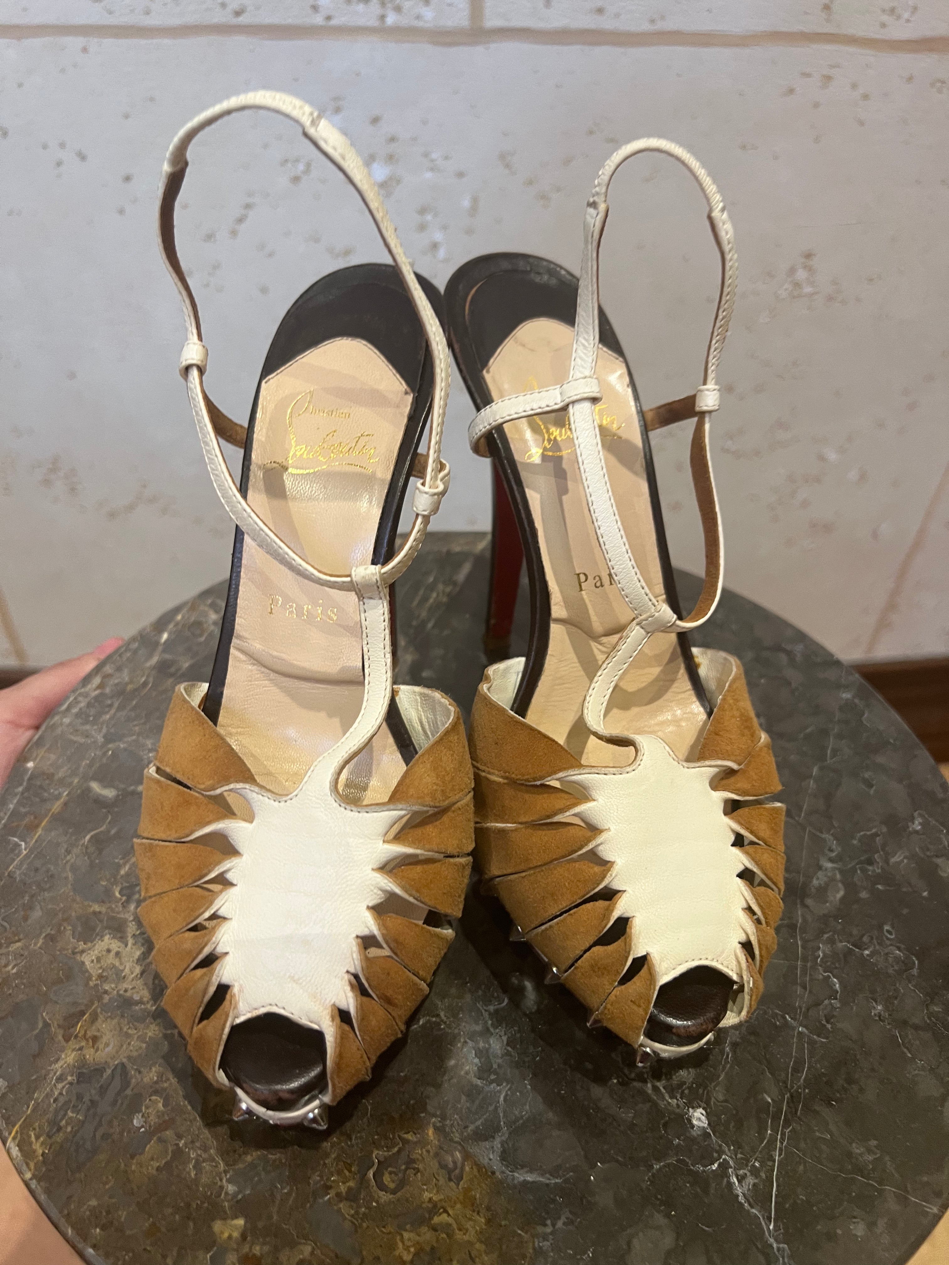 CHRISTIAN LOUBOUTIN Zigounette 140 Slingback Sandal