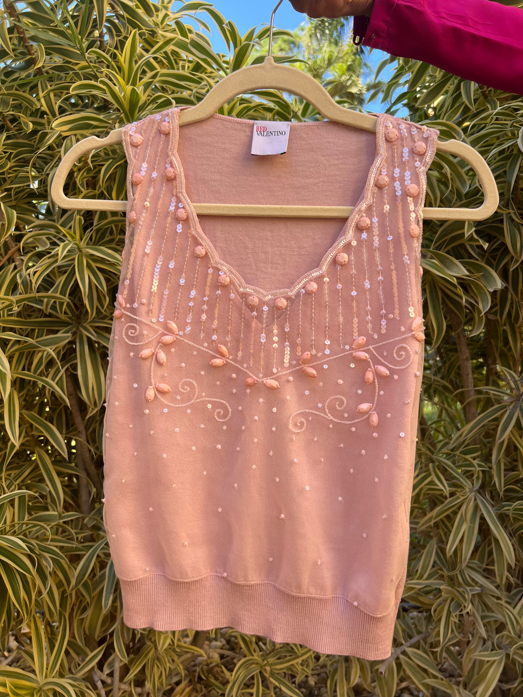 RED VALENTINO sleeveless top