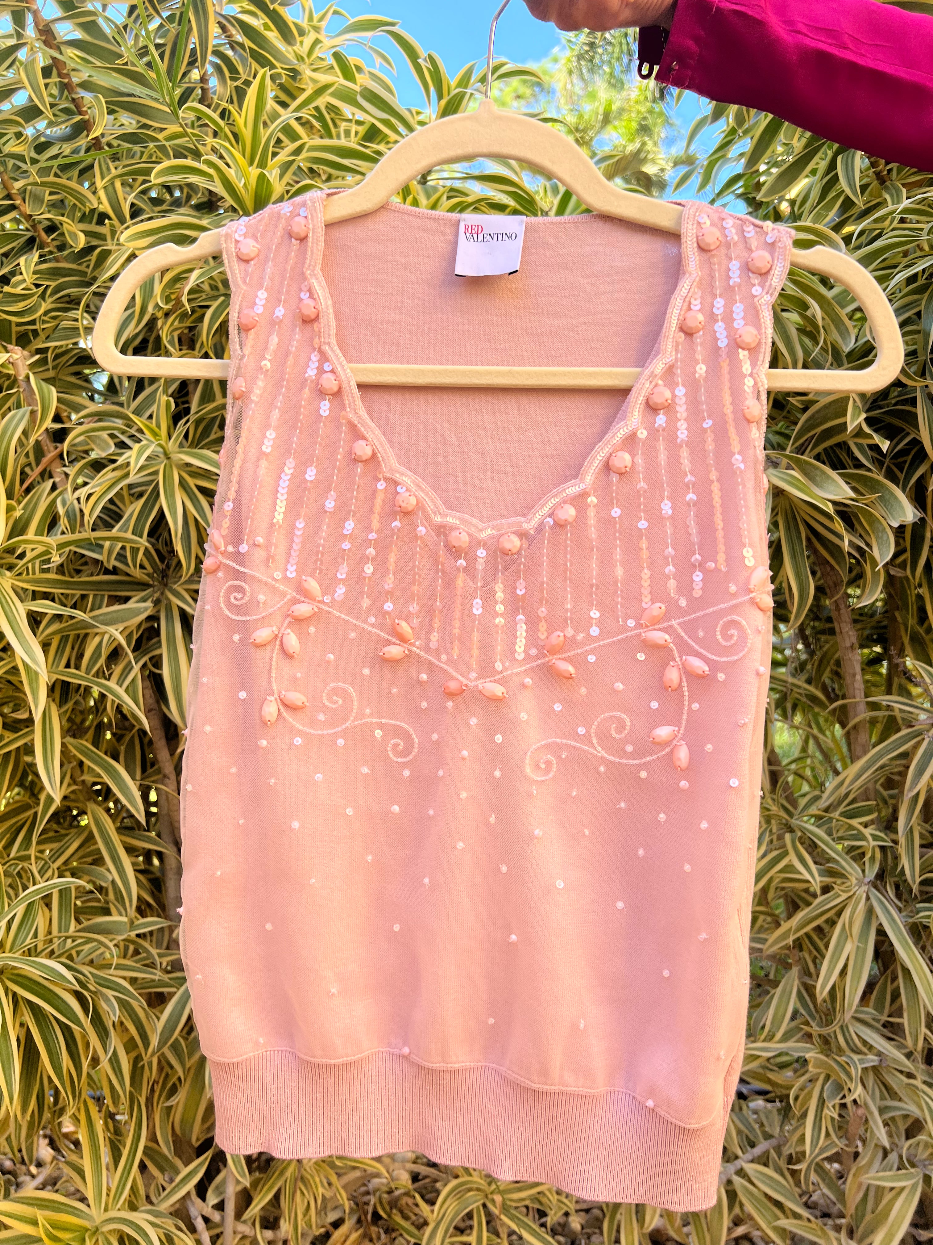 RED VALENTINO sleeveless top