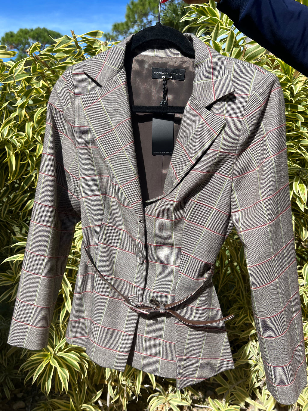 *NWT* PURIFICACIÓN GARCÍA houndstooth blazer