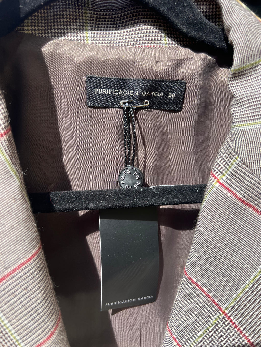 *NWT* PURIFICACIÓN GARCÍA houndstooth blazer