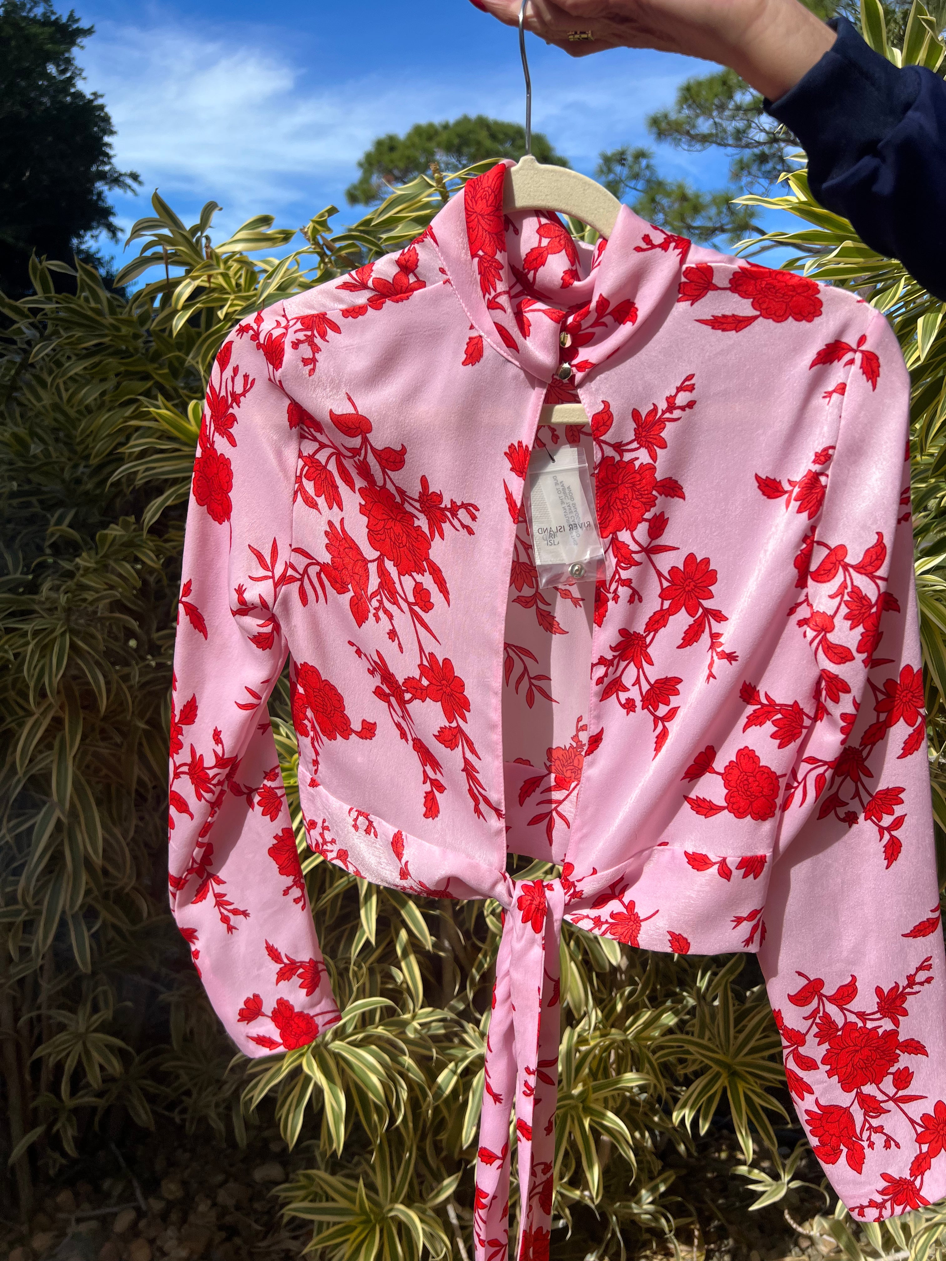 RIVER ISLAND open back mock neck