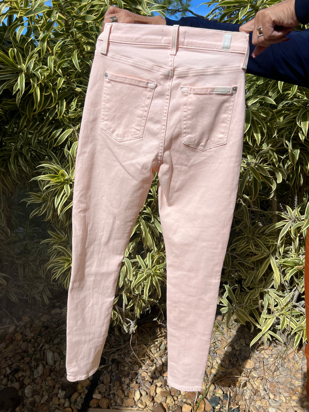 7 FOR ALL MANKIND pink jeans