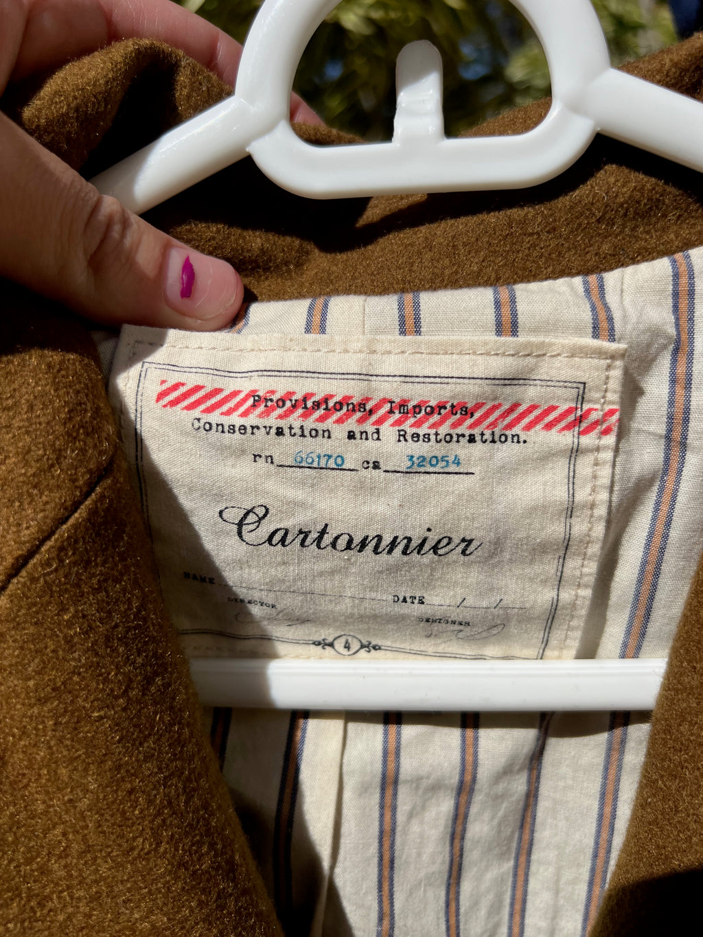 CARTONNIER / ANTHROPOLOGIE blazer
