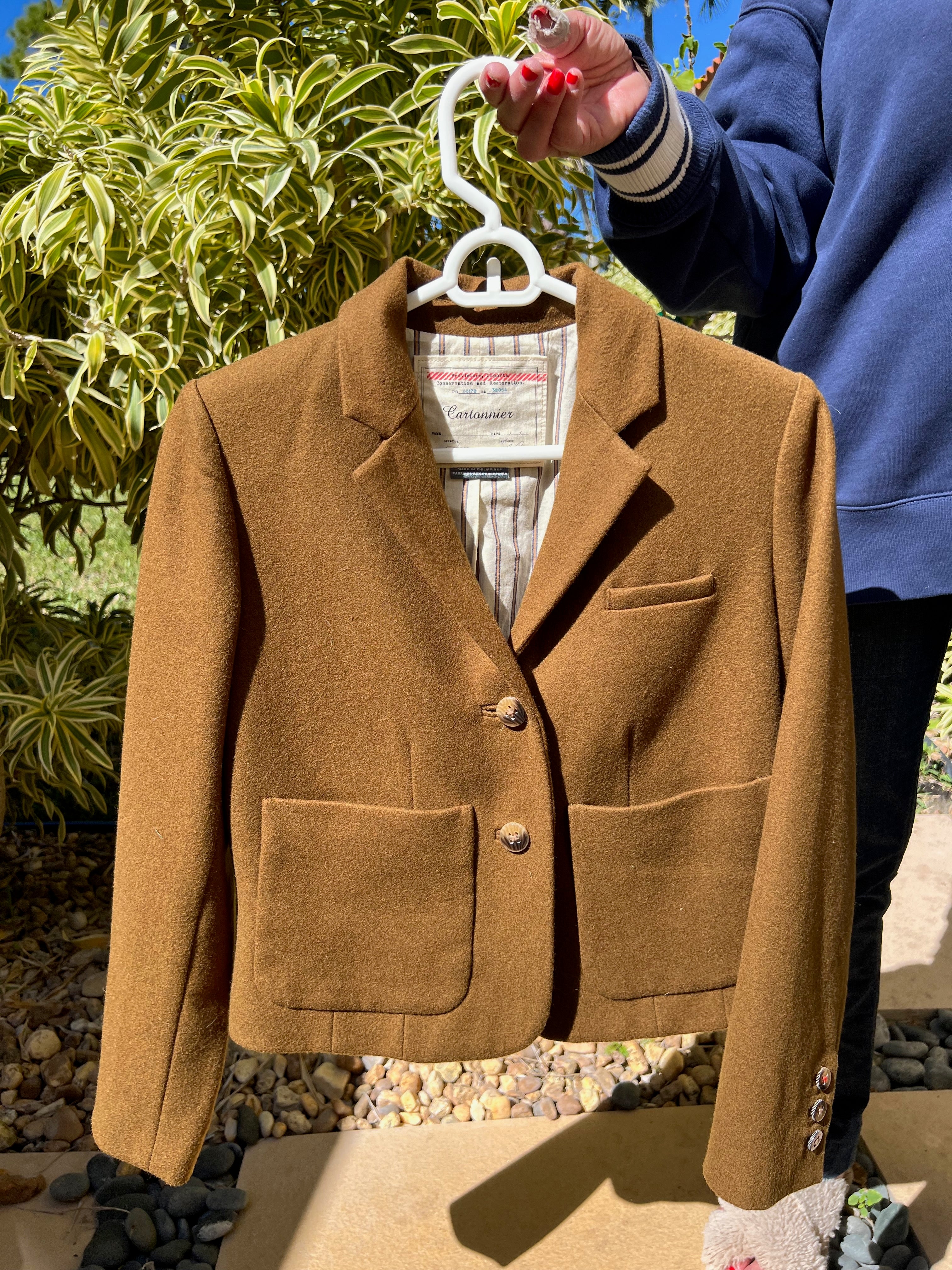 CARTONNIER / ANTHROPOLOGIE blazer