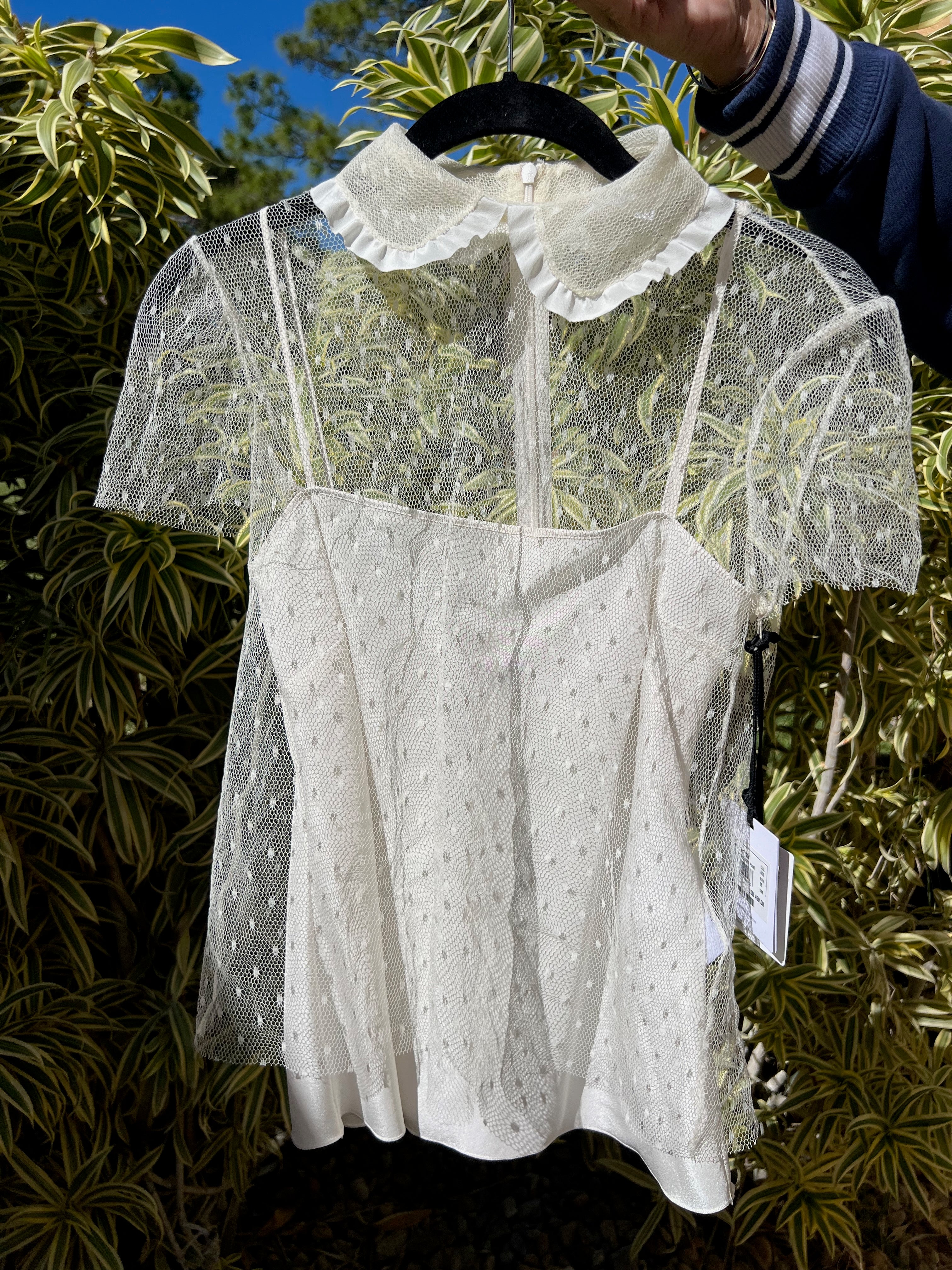 **NWT** RED VALENTINO collar shirt