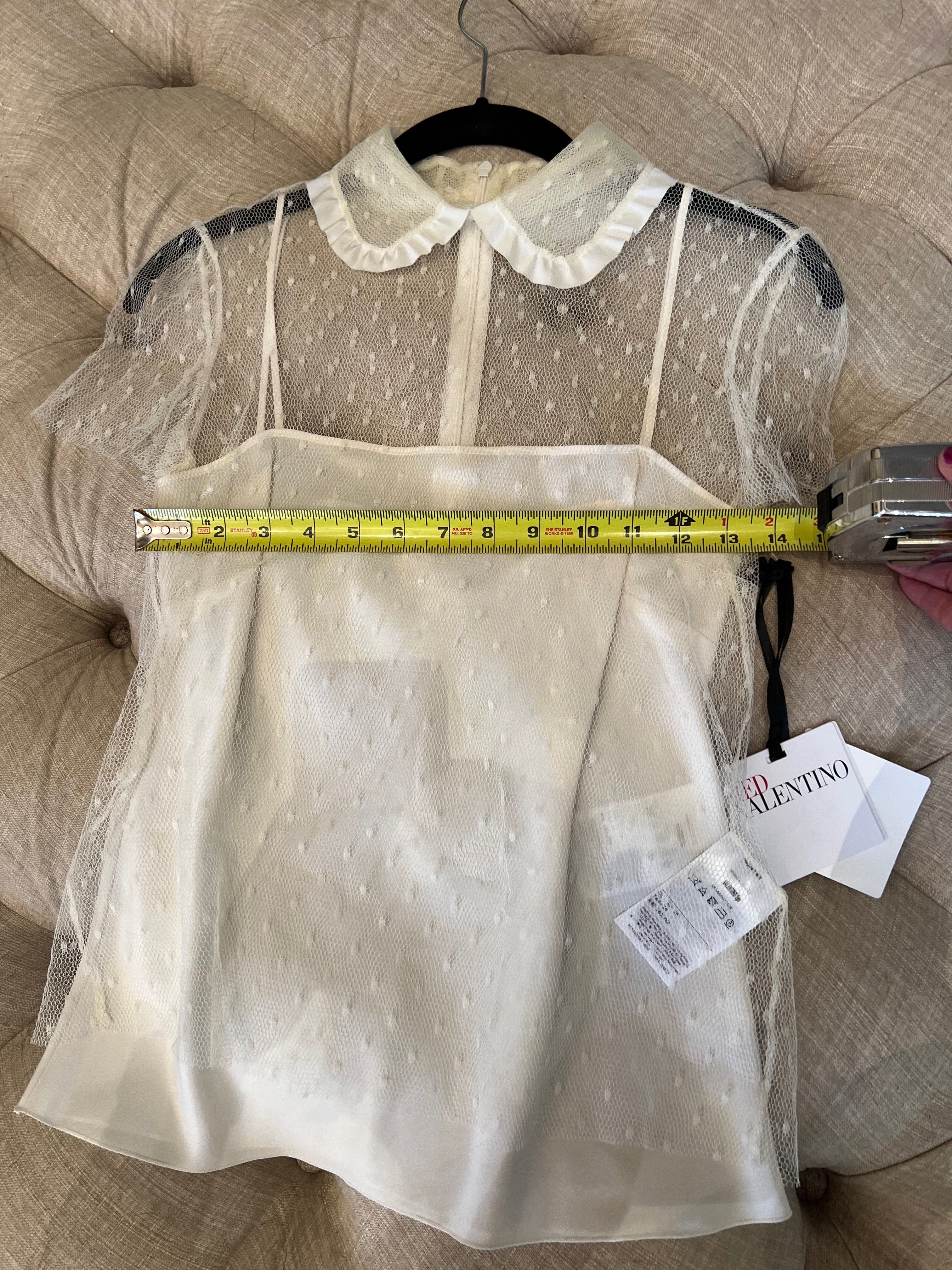 **NWT** RED VALENTINO collar shirt