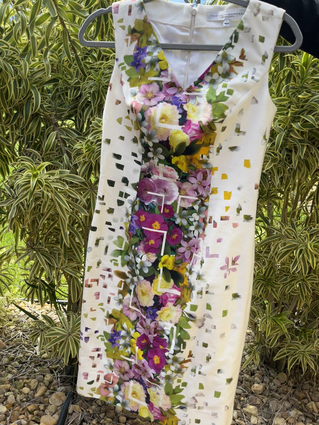 CAROLINA HERRERA cotton minidress